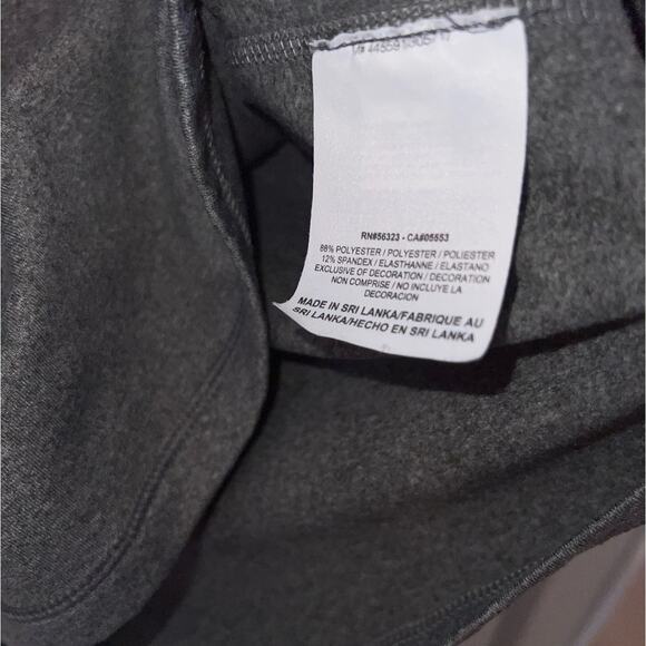 Nike Pro womens gray long sleeve fleece top size M - Picture 5 of 6